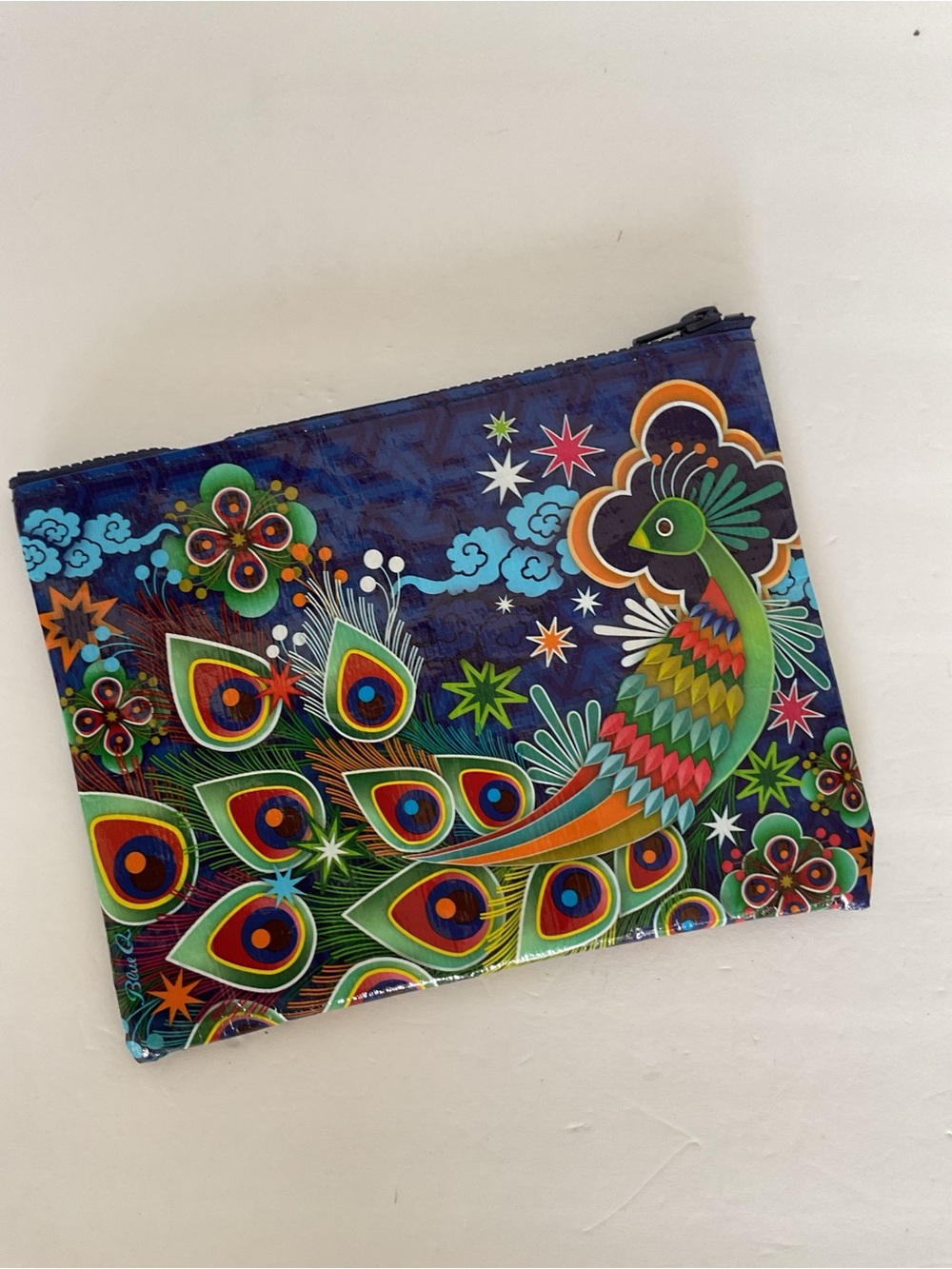 Blue Q zippered Pouch